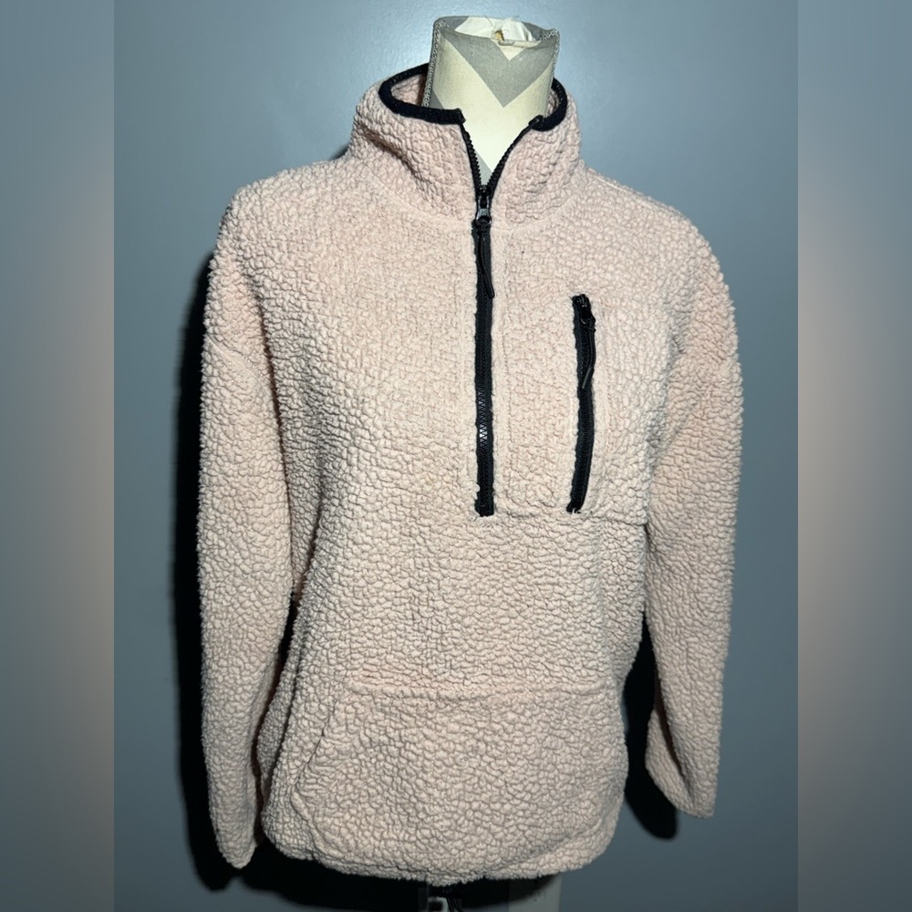 No Boundaries Blush Sherpa Jacket
